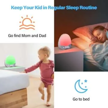 Kids OK to Wake Alarm Clock - Sleep Trainer with Night Light