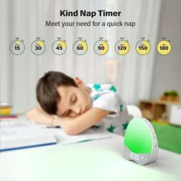 Kids OK to Wake Alarm Clock - Sleep Trainer with Night Light