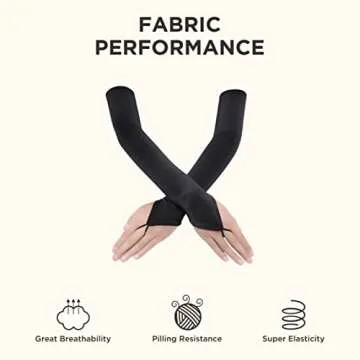 BABEYOND Long Opera Party 20s Satin Gloves Stretchy Adult Size Elbow Length