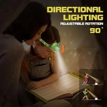 KunHe 4 Pack Kids Headlamp Stocking Stuffers for Kids Christmas Gift for Girls Boys Animals Head Lamp for Camping, Running, Batteries Included