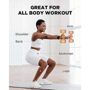 ZTTENLLY Dumbbell Sets - 5/10/15/20/25/36 lb Dumbbells Pair Hand Weights Set of 2 - Easy Grip - Arm Weights for Men and Women, Home Gym Exercise Equipment for Workouts Fitness Strength Training