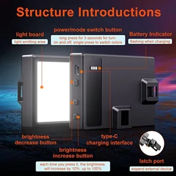Eicaus Rechargeable Selfie Light for Phones and Cameras