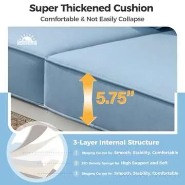 SUNSHINE VALLEY 4 Piece Patio Furniture Set