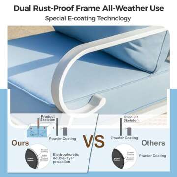 SUNSHINE VALLEY 4 Piece Patio Furniture Set