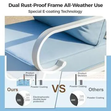 SUNSHINE VALLEY 4 Piece Patio Furniture Set