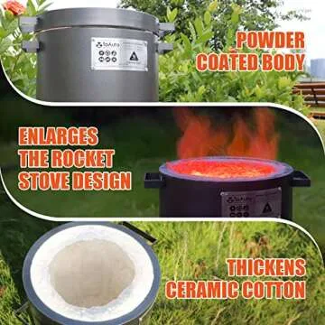 TOAUTO 6KG Upgraded Propane Melting Furnace TMF6000B-V3 Gas Kiln Kit 1300°C /2372°F for Scrap Metal Recycle Gold Silver Copper Aluminum Melting Refining Smelting