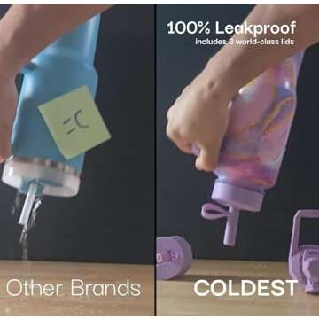 Coldest 40 oz Tumbler - Leak Proof & Insulated with Handle