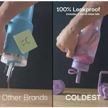 Coldest 40 oz Tumbler - Leak Proof & Insulated with Handle