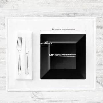 Elegant Disposable Plastic Dessert Plates for Any Occasion