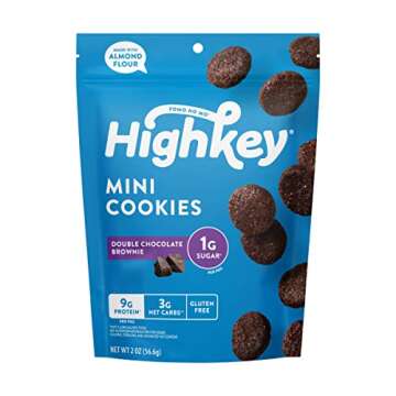 Highkey Keto Chocolate Brownie Bites - Sugar Free Delight