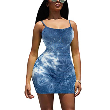 Trendy LCNBA Spaghetti Strap Bodycon Mini Dress