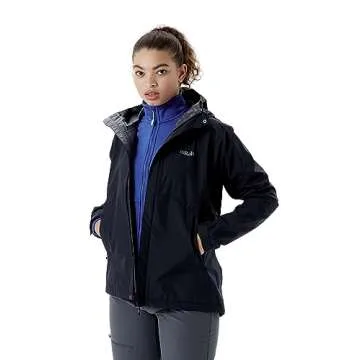 Rab Women's Downpour Eco Waterproof Breathable Jacket for Hiking & Climbing