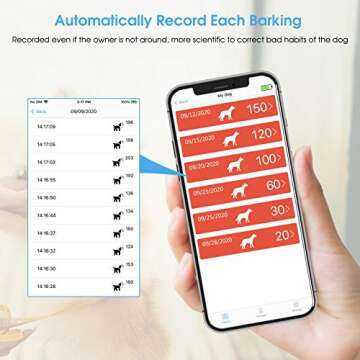 Dr.Trainer B1sPro Bark Collar APP&Watch Control, IP68 Waterproof Dog Training Collar with Smart Progressive Correction & Barking Report & Custom Sound, 0~99 Static Level Rechargeable Anti Bark Collar