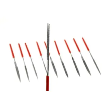 SE Mini Diamond Needle File Set - 10 Piece Precision Tools