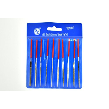SE Mini Diamond Needle File Set - 10 Piece Precision Tools