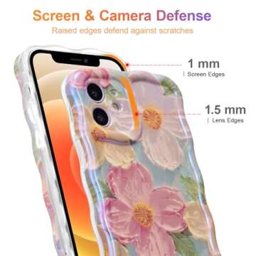 Stylish Floral EYZUTAK Case for iPhone 12 - Durable Protection