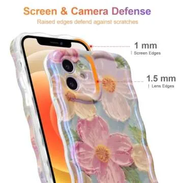 Stylish Floral EYZUTAK Case for iPhone 12 - Durable Protection