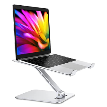 RIWUCT Foldable Laptop Stand - Adjustable, Ergonomic & Portable