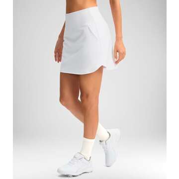 Stylish SANTINY High Waisted Golf Skirt for Women