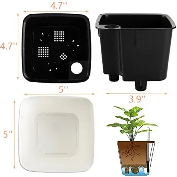 Yarlung Self Watering Planters with Water Level Indicator