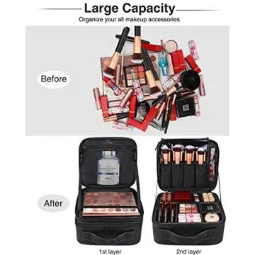 Relavel Makeup Organizer Bag for Beauty Professionals