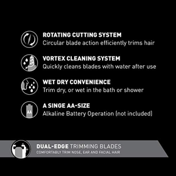 Panasonic Men's Ear and Nose Hair Trimmer for Safe Grooming