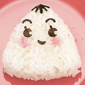 MoJyetli DIY Sushi Tool - 3Pcs Smile Face Laver Seaweed Nori Punch Series