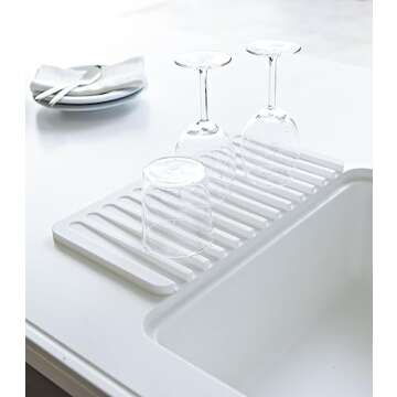 Yamazaki Home Flow Drainer Tray - Elegant & Functional Design