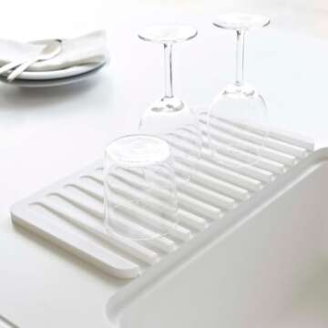 Yamazaki Home Flow Drainer Tray - Elegant & Functional Design