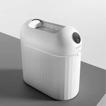 OPTIMUS TECHNOLOGY Automatic Trash Can Self Sealing and Self-Changing Smart Trash Can Motion Sensor Touchless Garbage can Kitchen Bathroom Office 6 Refill Bag Rings (Neos (6-Refill Bag))