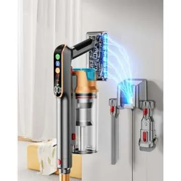 Cordless Vacuum with 550W Motor and 65 Min Runtime