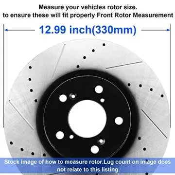 Geekstop Front Brake Rotors and Pads Kit Compatible with 2005-2018 Chevy Silverado 1500, 2008-2020 Chevy Tahoe, 2015-2019 Chevy Suburban, GMC Yukon XL, 2005-2018 GMC Sierra 1500, 2008-2020 GMC Yukon