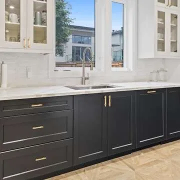 Joy Decor 3 Inch Brushed Brass Cabinet Handles