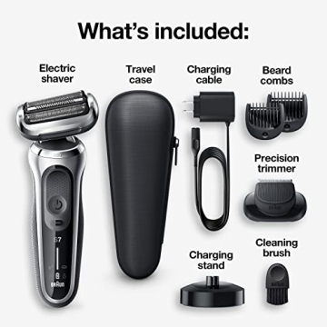 Braun Series 7 7027cs Electric Razor for Men, Waterproof