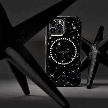 LuMee Halo Lighted Selfie Case for iPhone 13 Pro Max - Adjustable LED Lighting - Stylish and Protect...