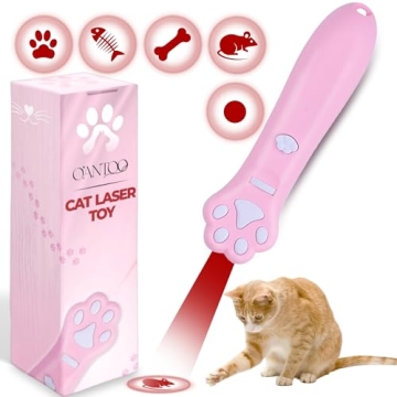O'ANTOO Cat Dog Toy - Interactive Indoor Wall Projector