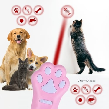 O'ANTOO Cat Dog Toy Interactive Wall Projector
