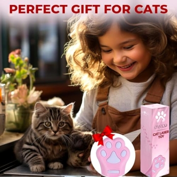 O'ANTOO Cat Dog Toy Interactive Wall Projector