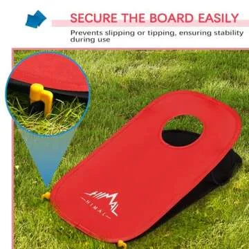 Lightweight Cornhole Game - Portable 2 in 1 Set