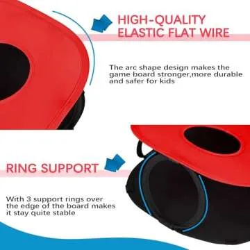 Lightweight Cornhole Game - Portable 2 in 1 Set