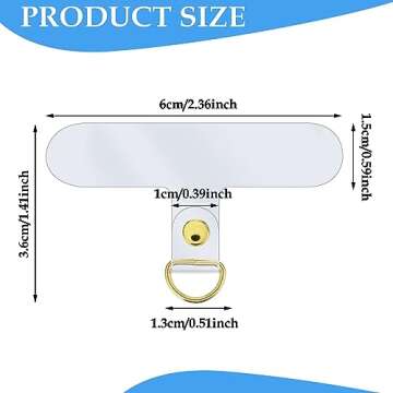 Simarro Phone Lanyard Patch Pad - Secure Your Smartphone