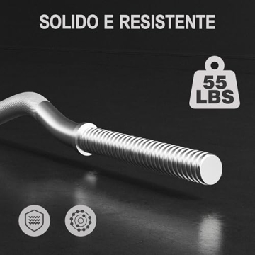 Yaheetech 55LB Barbell Weight Set for Home Workouts