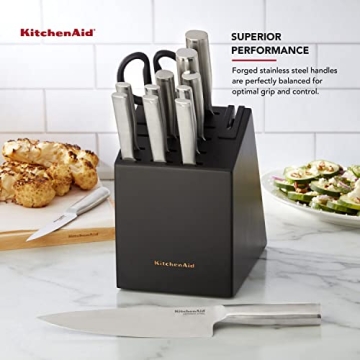 KitchenAid 14-Piece Knife Set with Built-in Sharpener