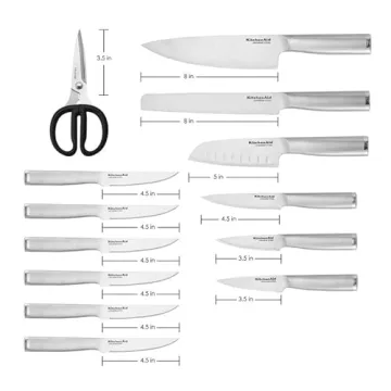 KitchenAid 14-Piece Knife Set with Built-in Sharpener