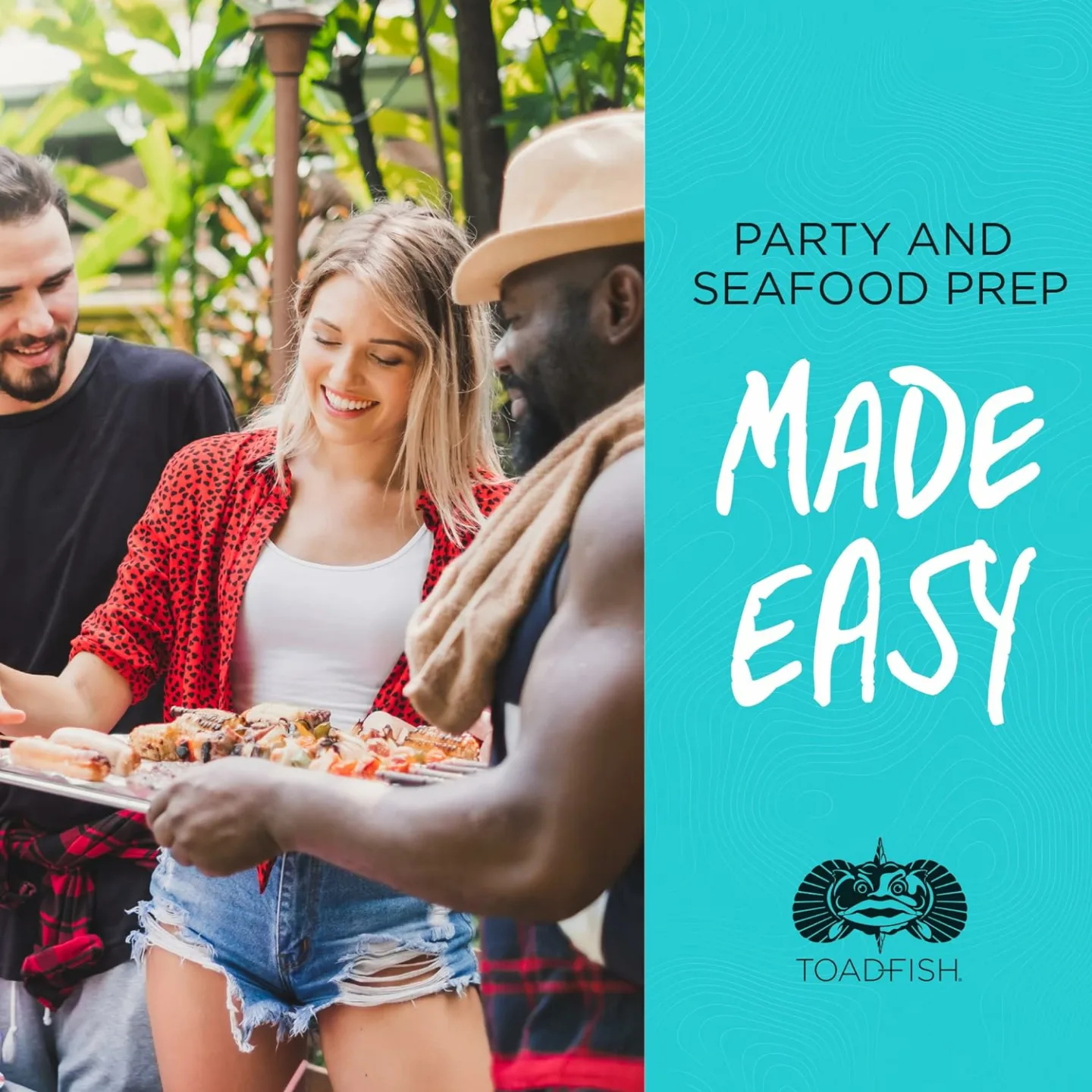 Toadfish Crab & Lobster Tool Set with Non-Slip Grips