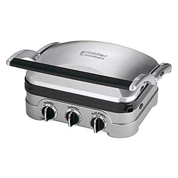 Cuisinart GR-4NWFR Griddler With Waffle Plates (Certified Refurbished)