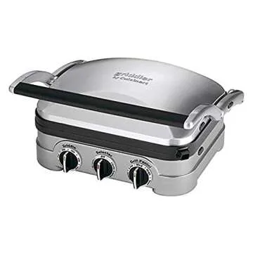Cuisinart GR-4NWFR Griddler With Waffle Plates (Certified Refurbished)