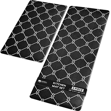 Sierra Concepts Kitchen Mat Set - Ergonomic Non-Slip Mats