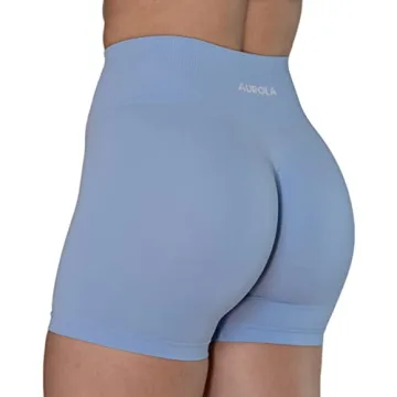 AUROLA Dream Collection Women’s Workout Shorts - High Waist Gym Shorts, Scrunch Butt Seamless Athl...