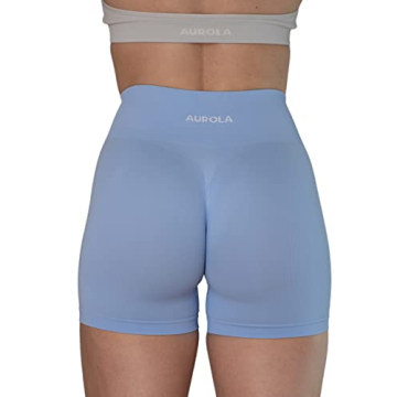 AUROLA Dream Collection Women Workout Shorts - Serenity Blue